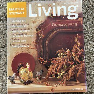 Martha Stewart Living Thanksgiving November 2002
